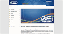 Desktop Screenshot of jumo.ch
